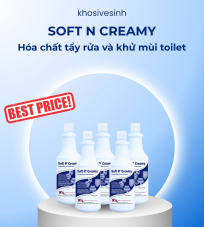 SOFT N CREAMY - HÓA CHẤT TẨY RỬA & KHỬ MÙI ĐA NĂNG DẠNG KEM