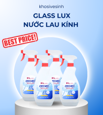 GLASS LUX - (Thùng 10 chai) Nước lau kính không chứa Ammoniac