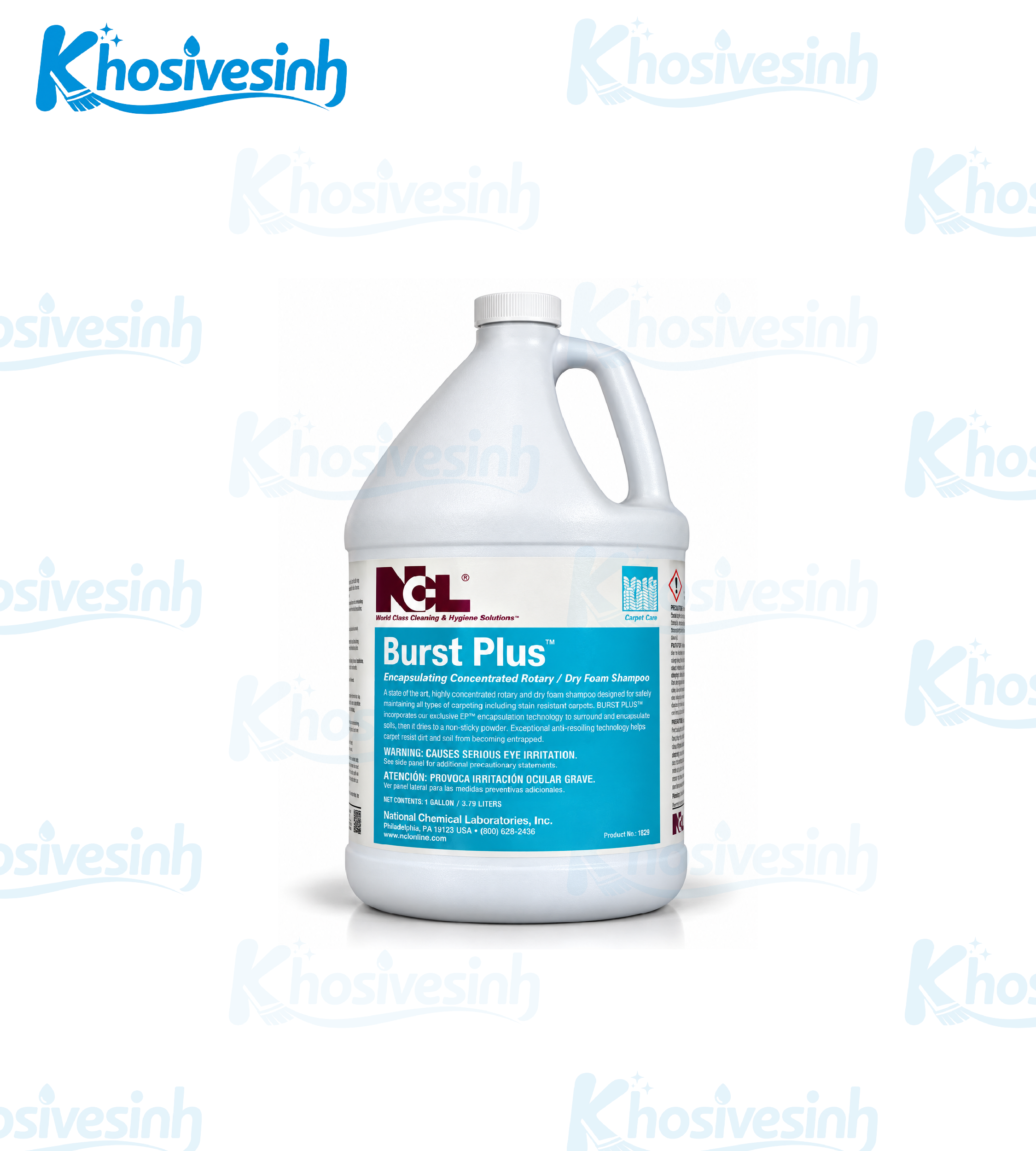 BURST PLUS™ – Hóa chất giặt thảm chuyên dụng cô đặc