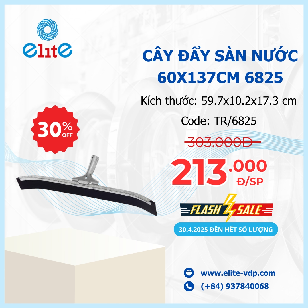 Cây Đẩy Sàn Nước 60x137cm 6825