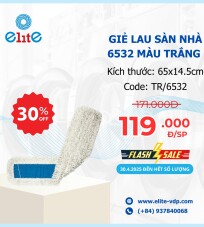 Giẻ Lau Sàn Nhà 6532 Màu Trắng