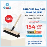 Bàn Chải Tay Cầm Bằng Gỗ 6852