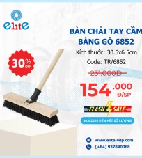 Bàn Chải Tay Cầm Bằng Gỗ 6852