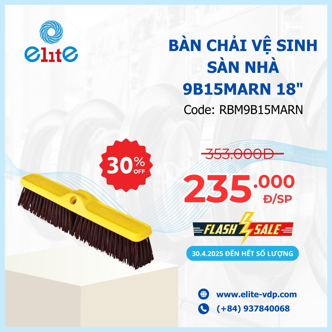 Bàn Chải Vệ Sinh Sàn Nhà 9B15MARN 18”
