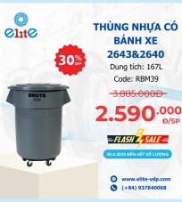 Thùng Nhựa Có Bánh Xe 2643&2640