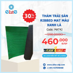 Thảm Trải Sàn Ribbed Mat Màu Xanh Lá