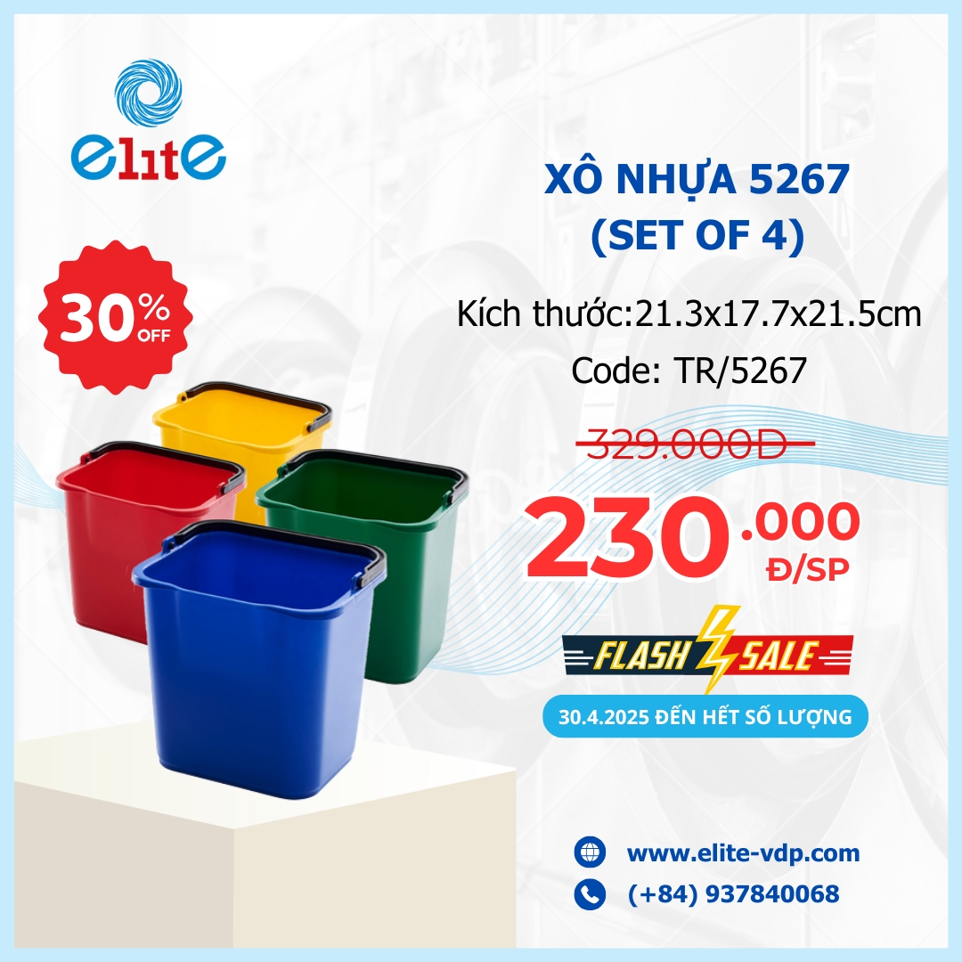 Xô Nhựa 5267 (Set Of 4)