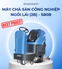 Máy chà sàn công nghiệp ngồi lái (2B) - S80B