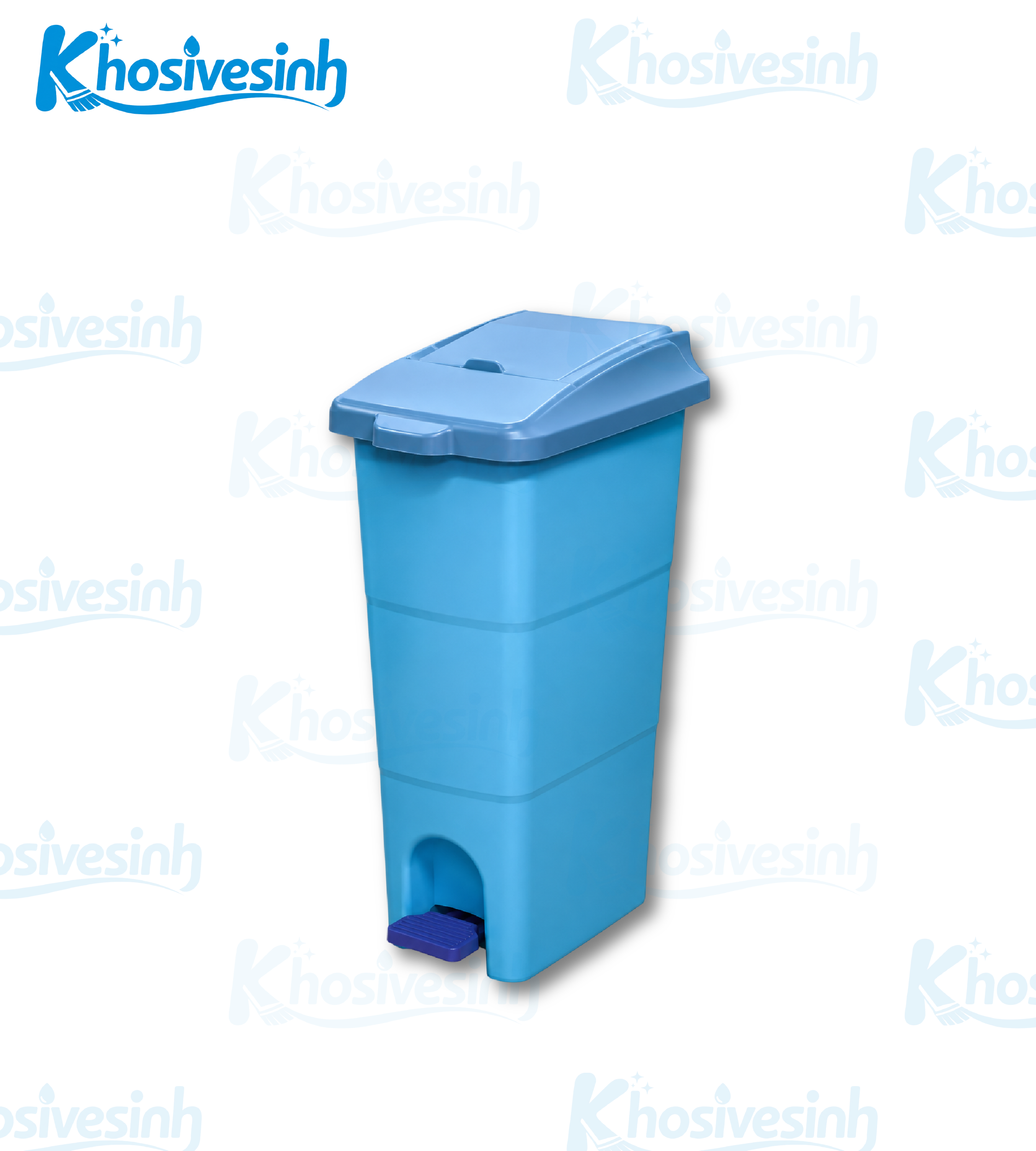 Thùng rác nhựa đạp chân SB200 Mastary – Màu xanh dương