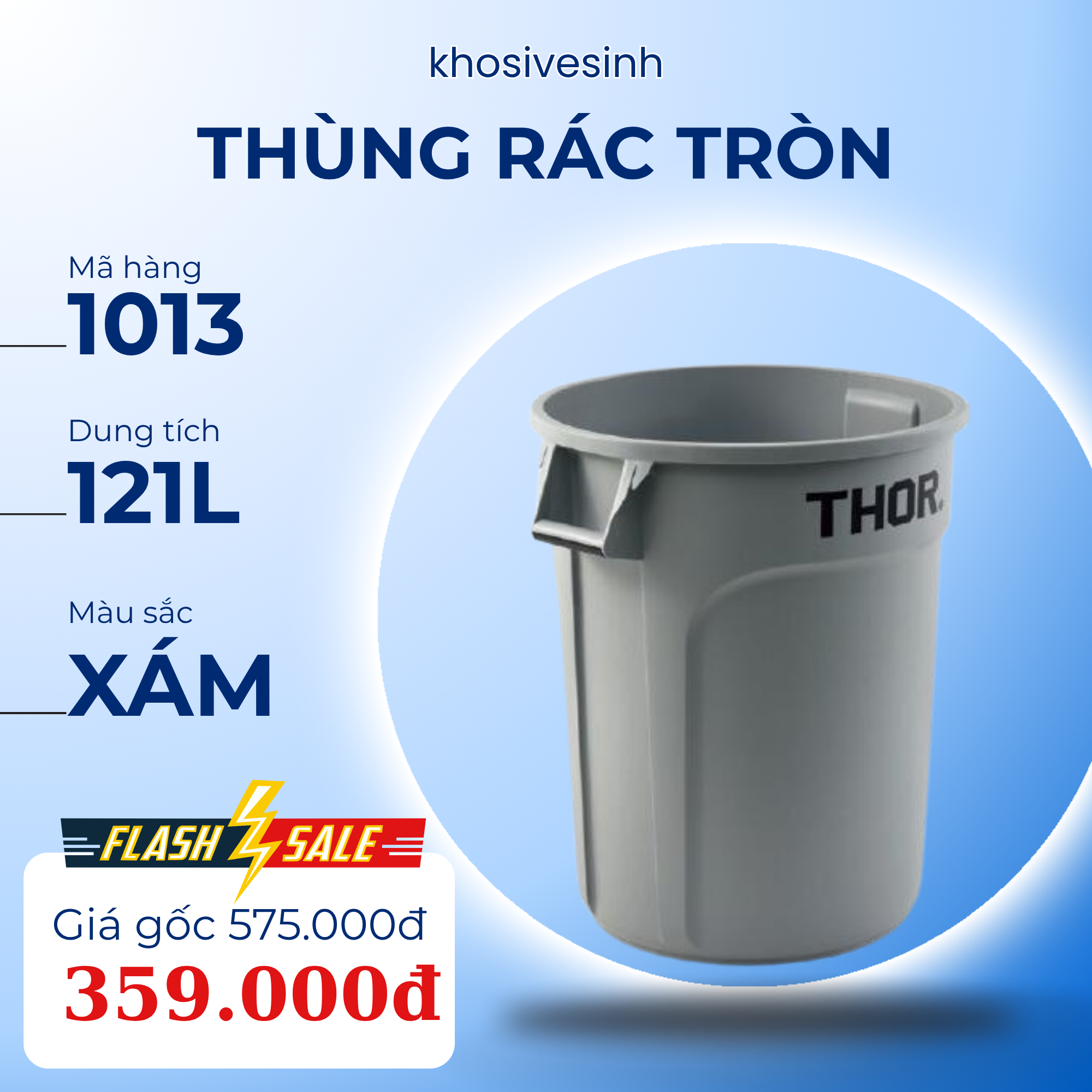 Thùng rác tròn TRUST 1013