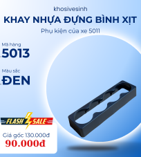 Khay để bình xịt xe đẩy vệ sinh 5013 - Phụ kiện thay thế của xe đẩy 5011