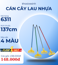 Cán cây lau nhựa 137cm 6311