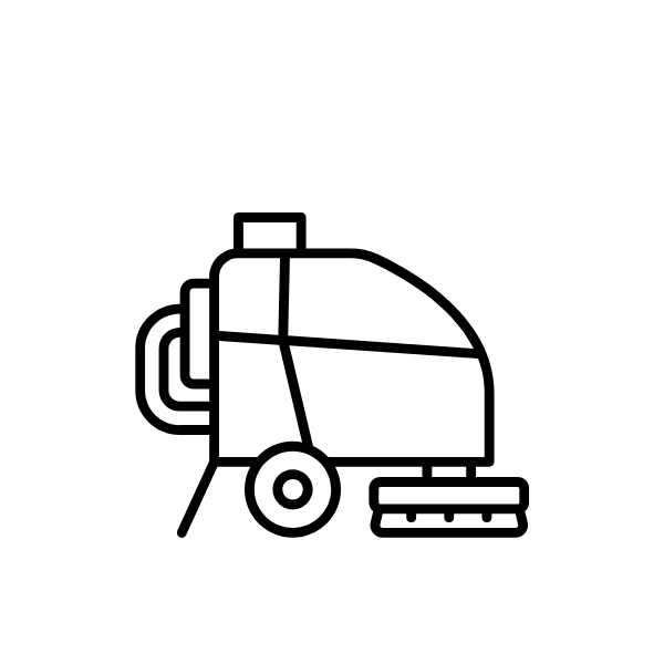 Industrial Floor Scrubber